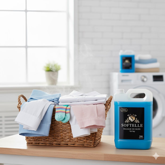 Detergent lichid Softelle 5L pentru rufe albe și colorate – curățare eficientă și parfum de durată [3]