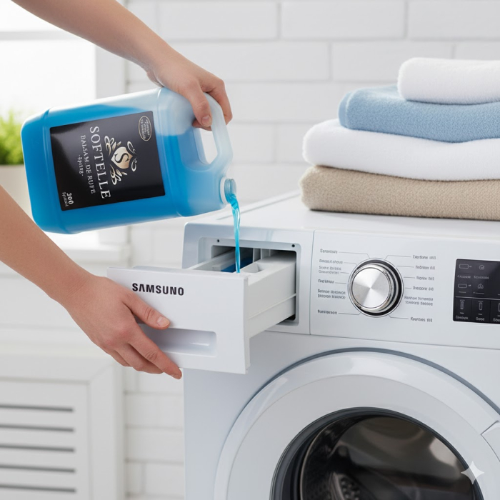 Detergent lichid Softelle 5L pentru rufe albe și colorate – curățare eficientă și parfum de durată [2]