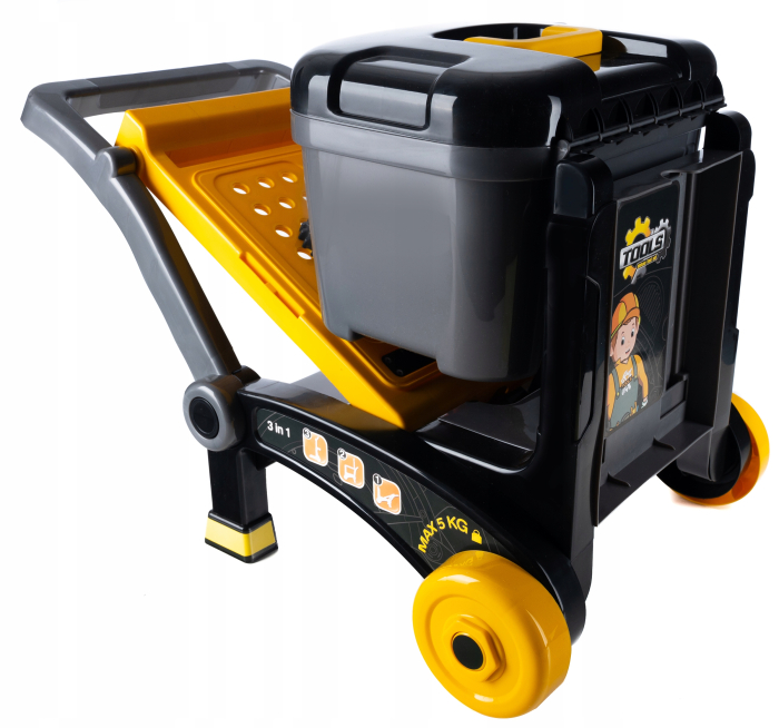 Banc de lucru portbail pentru copii, cu scule si unelte pentru mecanic, 3 in 1 [11]