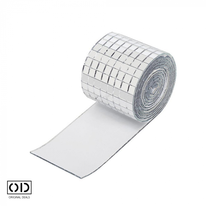 Oglinda Adeziva Oglinda decor Banda adeziva pentru lipit oglinda decorativa Banda adeziva cu oglinda decorativa Banda dublu adezvia oglinda Banda decorativa oglinda Oglinda Decorativa Adeziva [6]