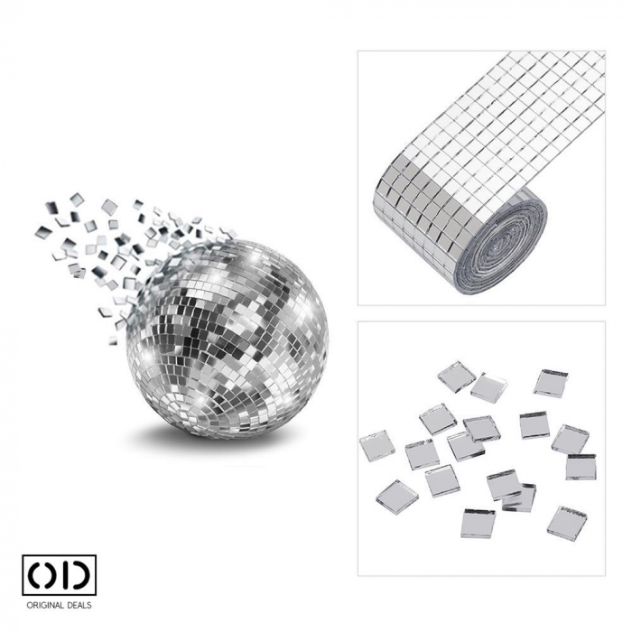 Oglinda Adeziva Oglinda decor Banda adeziva pentru lipit oglinda decorativa Banda adeziva cu oglinda decorativa Banda dublu adezvia oglinda Banda decorativa oglinda Oglinda Decorativa Adeziva [2]