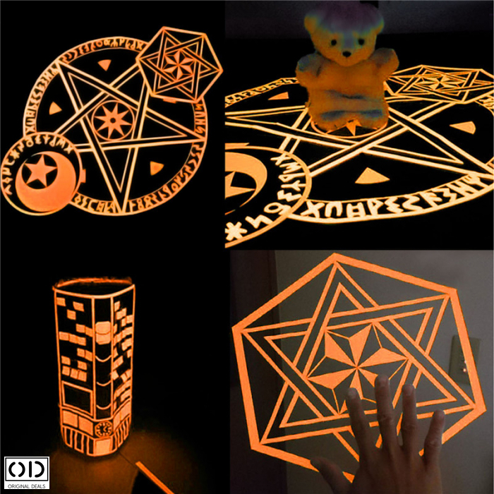 Banda Autoadeziva Fosforescenta 2cm x 3m, Diverse Culori, Premium [5]