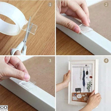 Banda Dublu Adeziva pentru Motaj si Multiple Utilizari, Impermabila, 2 x 500cm, Premium, Original Deals [2]