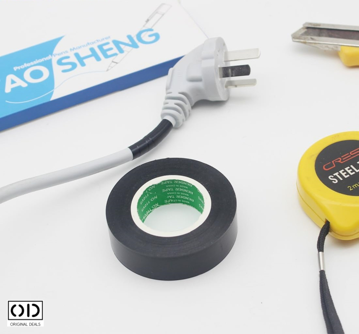 Banda Izolatoare pentru Cabluri Electrice, Adeziva si Impermeabila, Negru, Dimensiune 13.7 m * 16 mm * 1 cm, Set 10 Bucati, ORIGINAL DEALS [11]