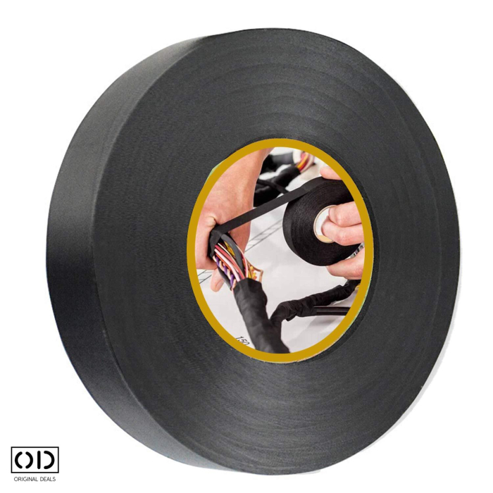 Banda Izolatoare pentru Cabluri Electrice, Adeziva si Impermeabila, Negru, Dimensiune 13.7 m * 16 mm * 1 cm, Set 10 Bucati, ORIGINAL DEALS [17]