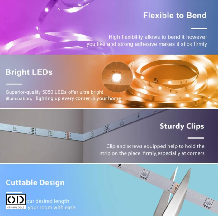 banda led rgb original deals banda led 10 metri cu telecomanda banda led rgb interior decor lumini led ambientale cu telecomanda banda luminoasa rgb pentru camera banda led pentru dormitor living bucatarie banda led flexibila premium pvc lumini decorative led rgb 10m kit banda led rgb cu telecomanda inclusa banda led economica pentru decor modern [19]