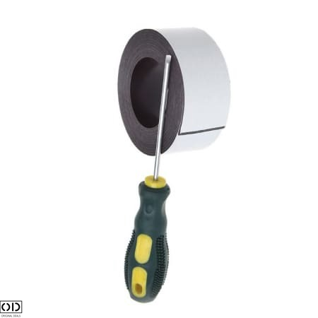 Banda Magnetica Autoadeziva si Multifunctionala pentru Prindere si Sustinere Metale, 150 x 2 cm, Premium, Original Deals® [5]