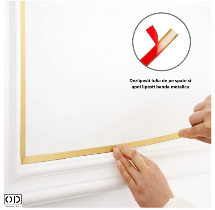 profil platbanda autoadeziva pentru decor Platbanda Metalica pentru Decoratiuni platbanda otel Profil Platbanda Adeziva pentru Decor Banda Metalica Autoadeziva pentru Decor Banda Metalica Decor [32]