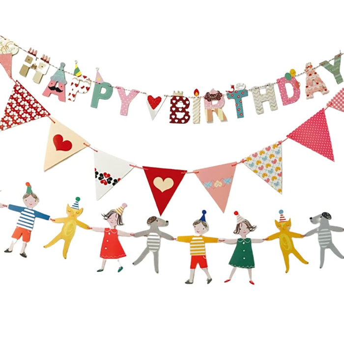 Banner Happy Birthday 100x200 cm, , Rola de Ata Inclusa, Tematica Candy, Multicolor [7]