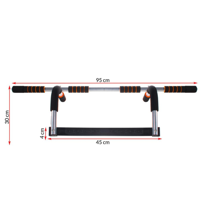 Bara de tractiuni, multifunctionala, pentru perete, cu manere antiderapante, 100kg [15]