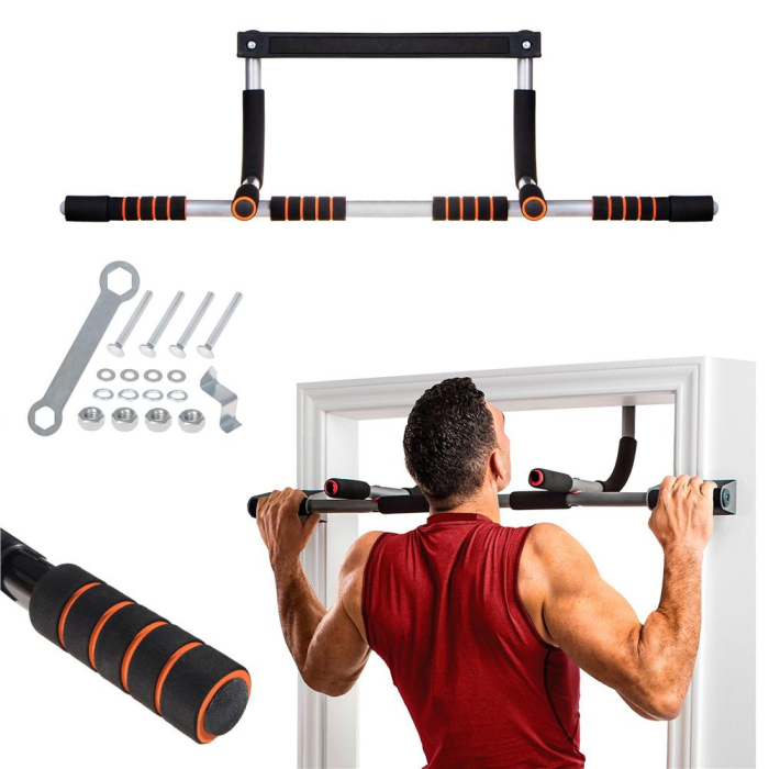 Bara de tractiuni, multifunctionala, pentru perete, cu manere antiderapante, 100kg [12]