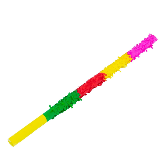 Bat pentru Pinata, , din Carton Rezistent decorat cu Hartie Creponata, Lunigime de 59 cm, Multicolor [1]