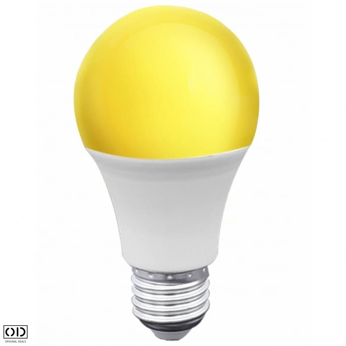 Bec LED cu Lumina Galbena pentru Respingerea Insectelor, Montare in Interior sau Exterior, E27 [1]