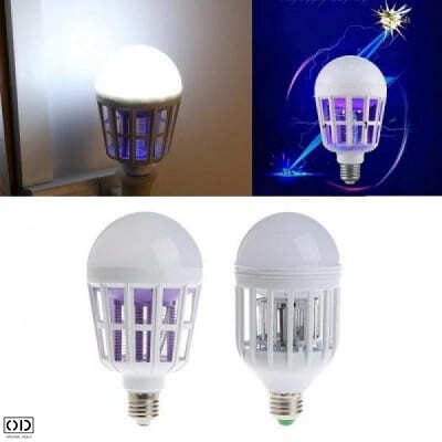 Bec LED Puternic cu Lumina Albastra si Electrosoc Impotriva Tantarilor, Mustelor si Insectelor Zburatoare, 3W, Premium [3]