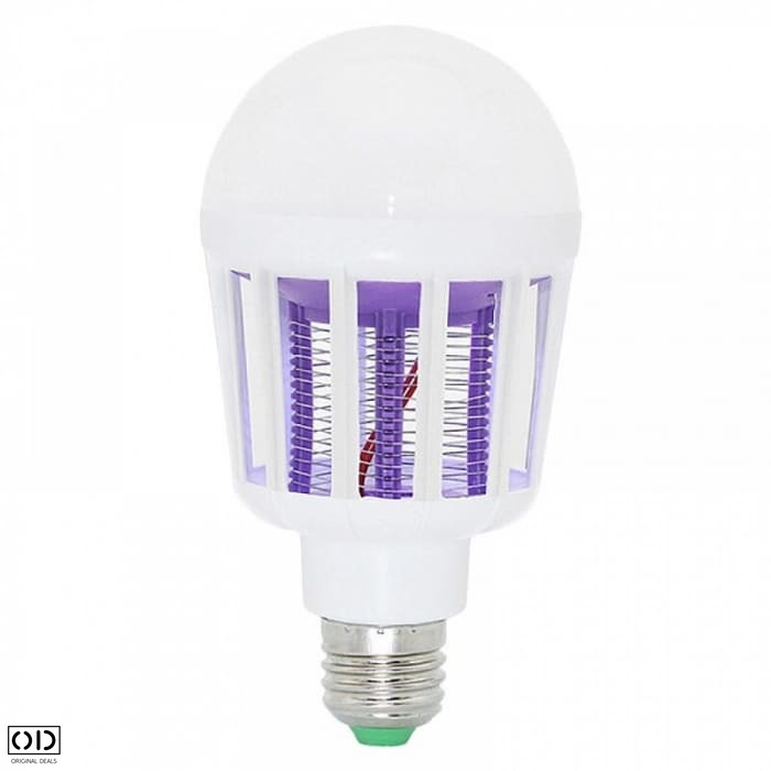 Bec LED Puternic cu Lumina Albastra si Electrosoc Impotriva Tantarilor, Mustelor si Insectelor Zburatoare, 3W, Premium [7]