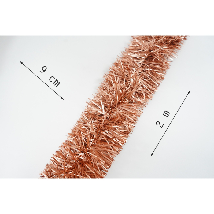 Beteala Craciun, , portocale, marimea: 2 m x 9 cm material:folie PVC, interior/exterior [6]