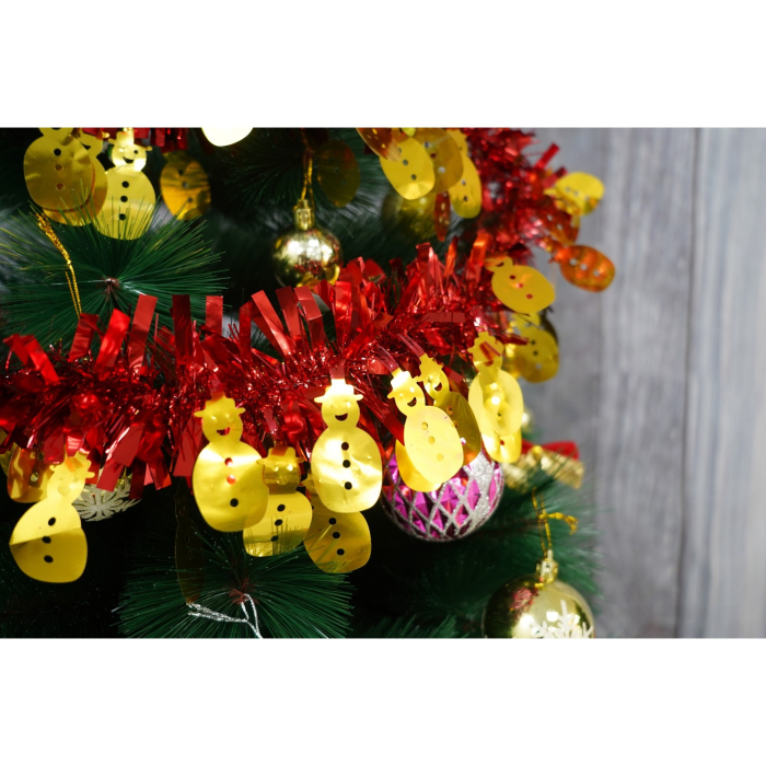 Beteala Craciun, , roșu, marimea: 2 m x 11 cm x 9 cm material:folie PVC, interior/exterior [4]