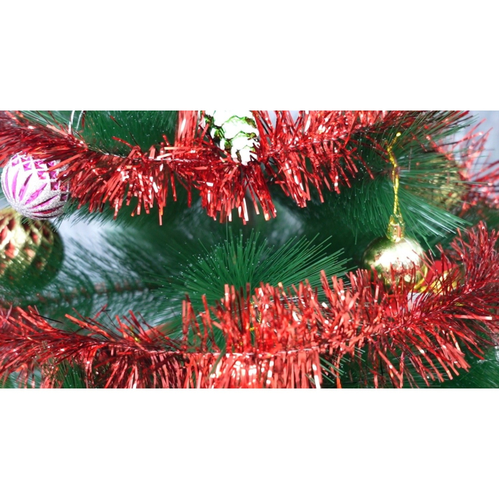 Beteala Craciun, , roșu, marimea: 2 m x 7 cm material:folie PVC, interior/exterior [3]