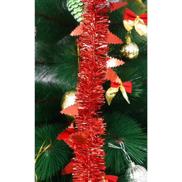 Beteala Craciun, , roșu, marimea: 2 m x 9 cm x 5 cm material:folie PVC, interior/exterior [6]