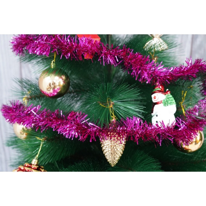 Beteala Craciun, , roz, marimea: 2 m x 5 cm material:folie PVC, interior/exterior [9]