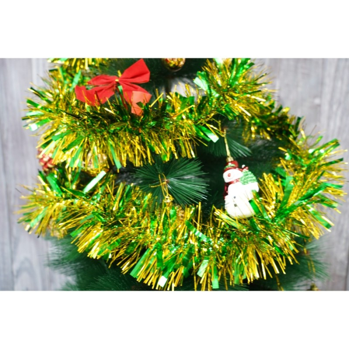 Beteala Craciun, , verde, marimea: 2 m x 11 cm material:folie PVC, interior/exterior [10]