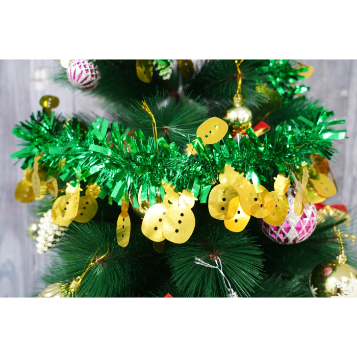 Beteala Craciun, , verde, marimea: 2 m x 11 cm x 9 cm material:folie PVC, interior/exterior) [4]