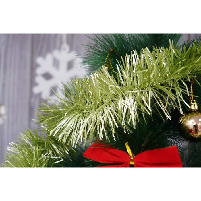 Beteala Craciun, , verde, marimea: 2 m x 9 cm material:folie PVC, interior/exterior [3]