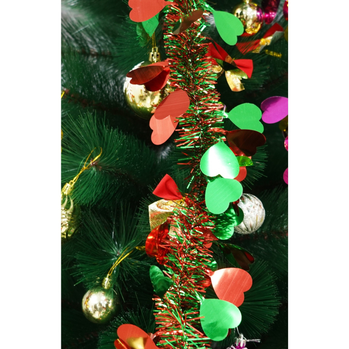 Beteala Craciun, , verde, marimea: 2 m x 9 cm x 9 cm material:folie PVC, interior/exterio [6]