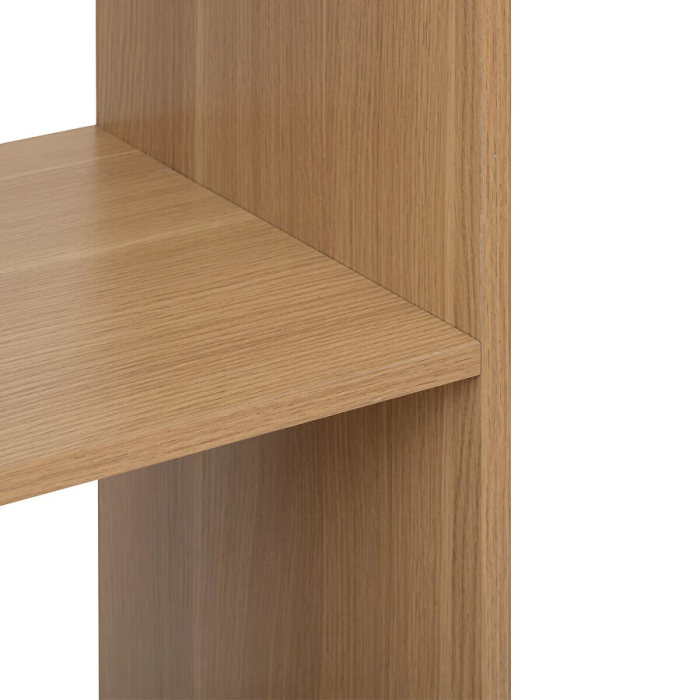 Biblioteca 5Five Tasso cu 5 rafturi, PAL, 63x30x159 cm, bej [2]