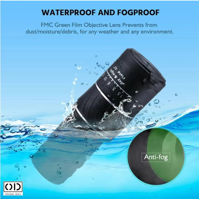  Binoclu Monocular 40x60 Compact Cauciucat Observatii Natura Original Deals  [12]