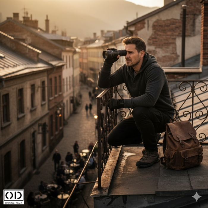  Binoclu Monocular 40x60 Compact Cauciucat Observatii Natura Original Deals  [3]