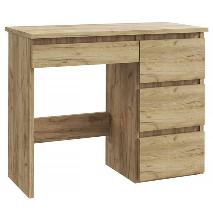 Birou calculator Beta 3 cu 4 sertare, 94x43x75 cm, finisaj craft [1]