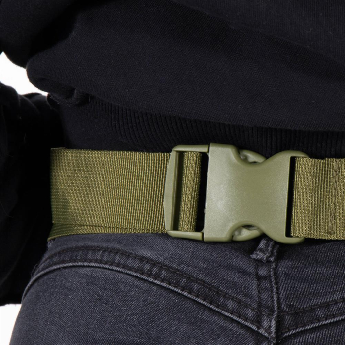 Borseta incapatoare pentru umar sau brau, impermeabila, unisex, 43x15cm, verde [15]