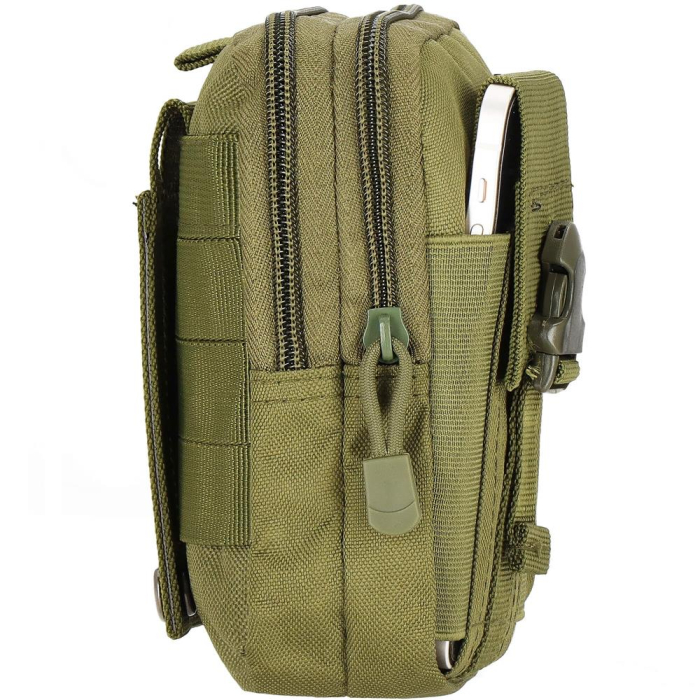 Borseta sport de brau, impermeabila, cu prindere la curea, 18x12x5cm, verde [14]