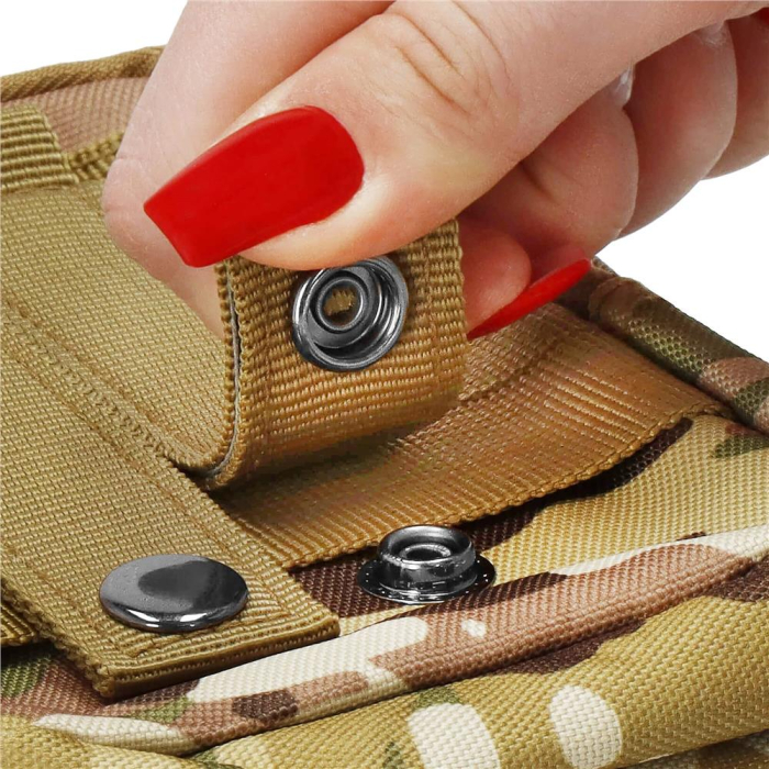 Borseta sport de brau, impermeabila, cu prindere la curea, 18x12x5cm, verde camuflaj [11]