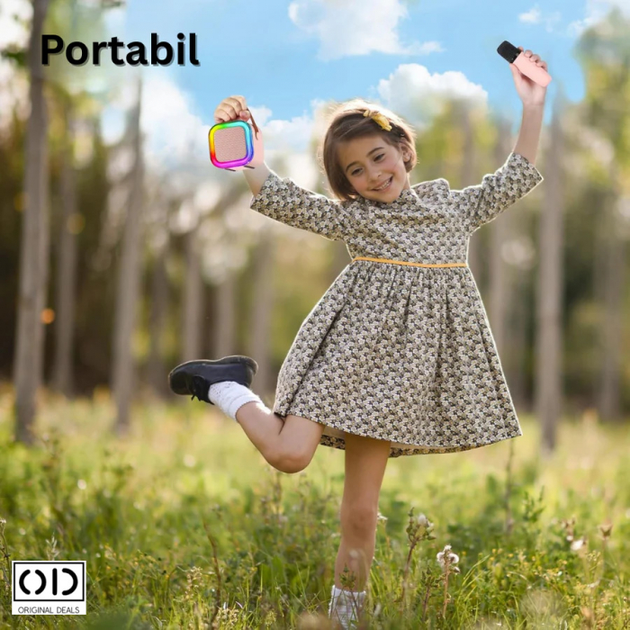 boxa portabila karaoke boxa karaoke portabila boxa portabila cu microfon boxa karaoke cu 2 microfoane boxa portabila bluetooth karaoke boxa karaoke cu lumini RGB boxa portabila cu lumini [11]