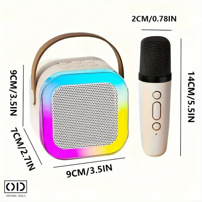 boxa portabila karaoke boxa karaoke portabila boxa portabila cu microfon boxa karaoke cu 2 microfoane boxa portabila bluetooth karaoke boxa karaoke cu lumini RGB boxa portabila cu lumini [11]