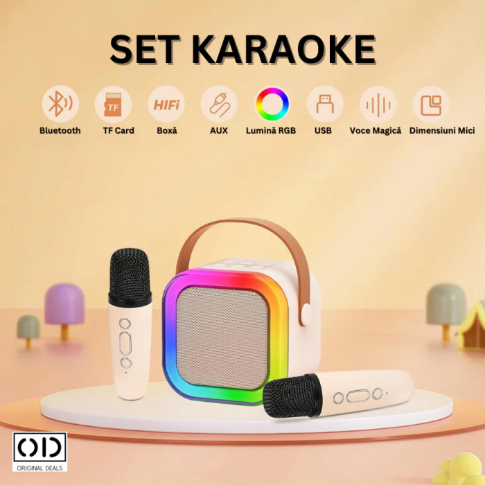 boxa portabila karaoke boxa karaoke portabila boxa portabila cu microfon boxa karaoke cu 2 microfoane boxa portabila bluetooth karaoke boxa karaoke cu lumini RGB boxa portabila cu lumini [15]