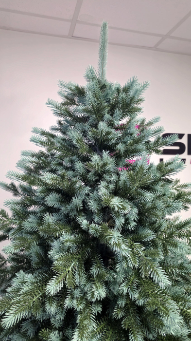 Brad artificial Christmas Deluxe by Sersimo, Alaska Select verde argintiu, integral 3D, 230 cm [6]