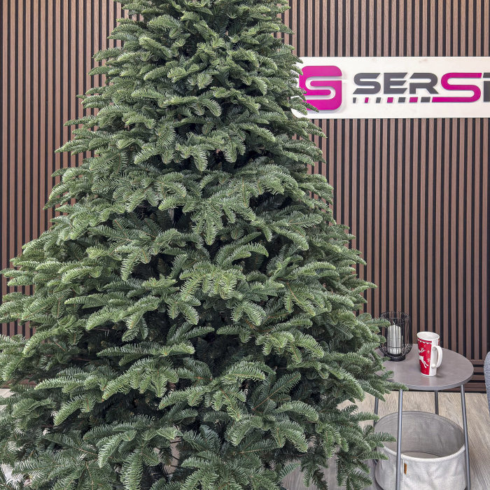 Brad artificial Christmas Deluxe by Sersimo, Alaska, verde, mix 2D+3D, 250 cm [10]