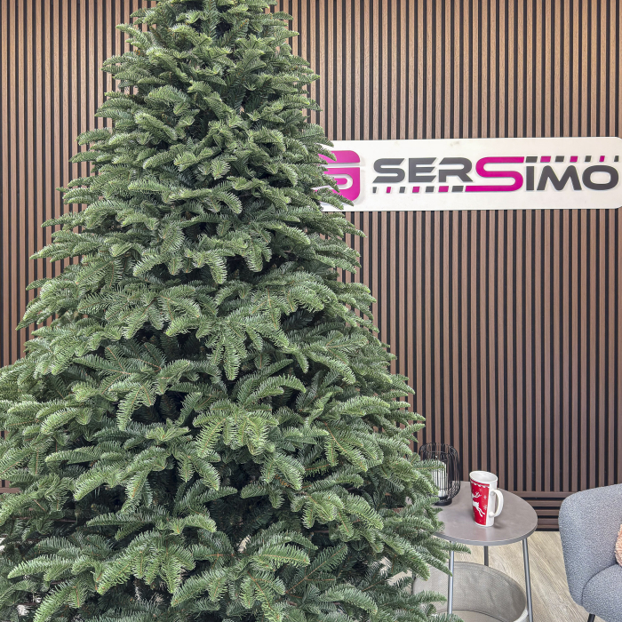 Brad artificial Christmas Deluxe by Sersimo, Alaska, verde, mix 2D+3D, 250 cm [11]