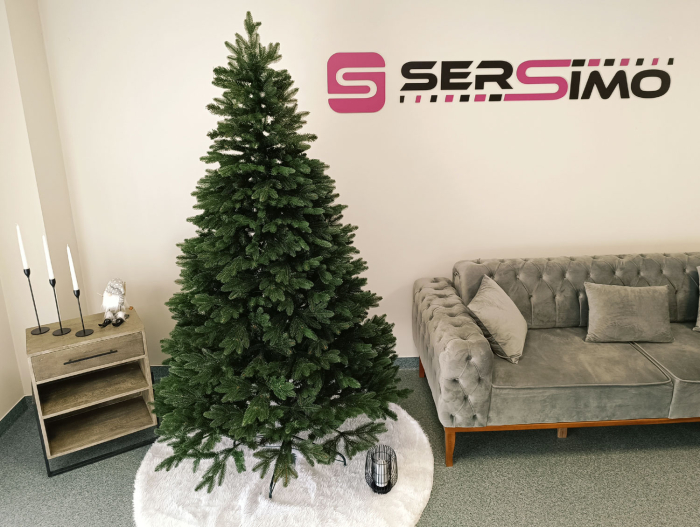 Brad artificial Christmas Deluxe by Sersimo, Belgia, 2D+3D, 210cm [16]