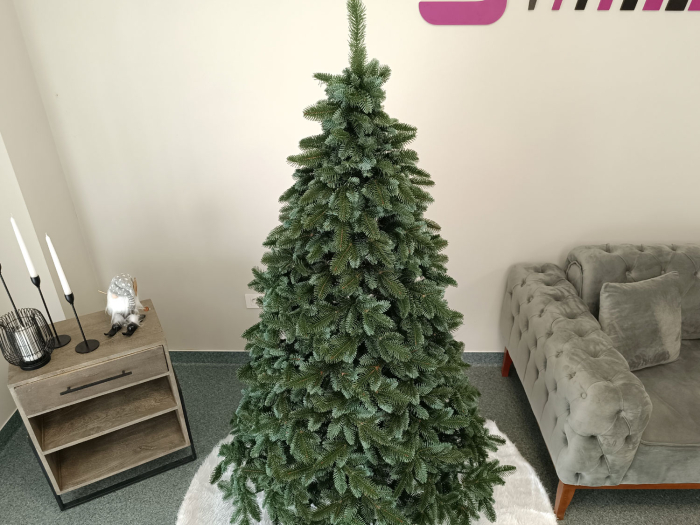 Brad artificial Christmas Deluxe by Sersimo, Canada argintiu, 3D,180cm [16]