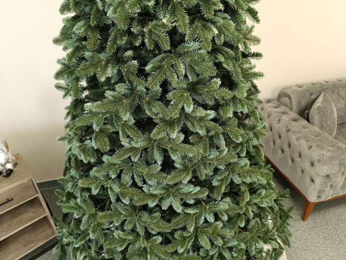 Brad artificial Christmas Deluxe by Sersimo, Canada argintiu, 3D, 230cm [17]