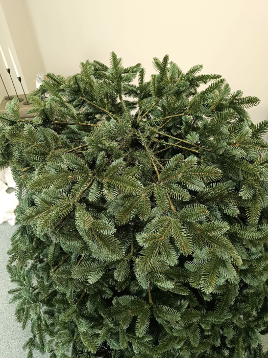 Brad artificial Christmas Deluxe by Sersimo, Canada argintiu, 3D, 230cm [20]