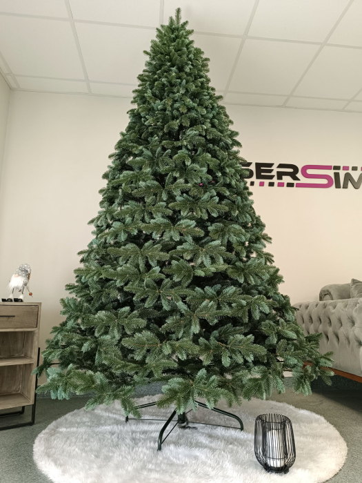 Brad artificial Christmas Deluxe by Sersimo, Canada argintiu, 3D, 230cm [18]