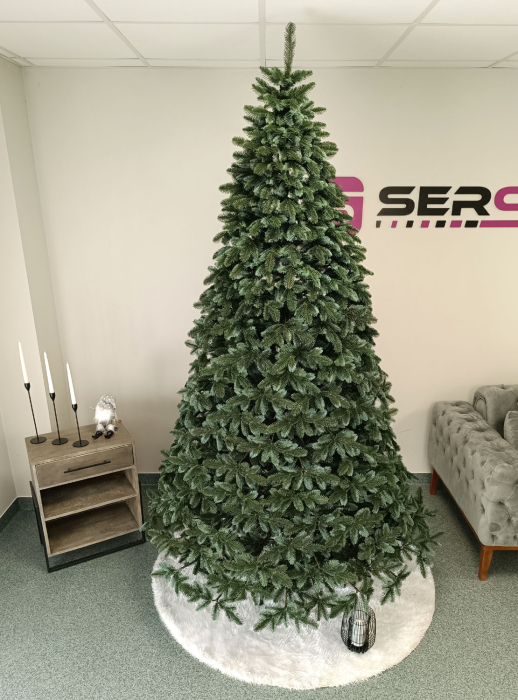 Brad artificial Christmas Deluxe by Sersimo, Canada argintiu, 3D, 230cm [16]