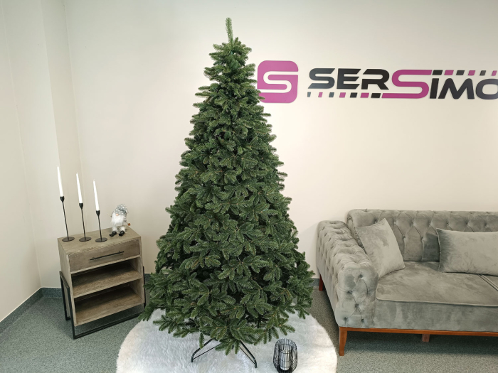 Brad artificial Christmas Deluxe by Sersimo, Canada verde, 3D, 210cm [12]