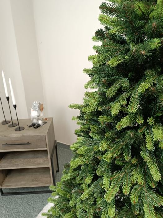 Brad artificial Christmas Deluxe by Sersimo, Carpati cu varfuri verzi, 2D+3D, 180cm [19]