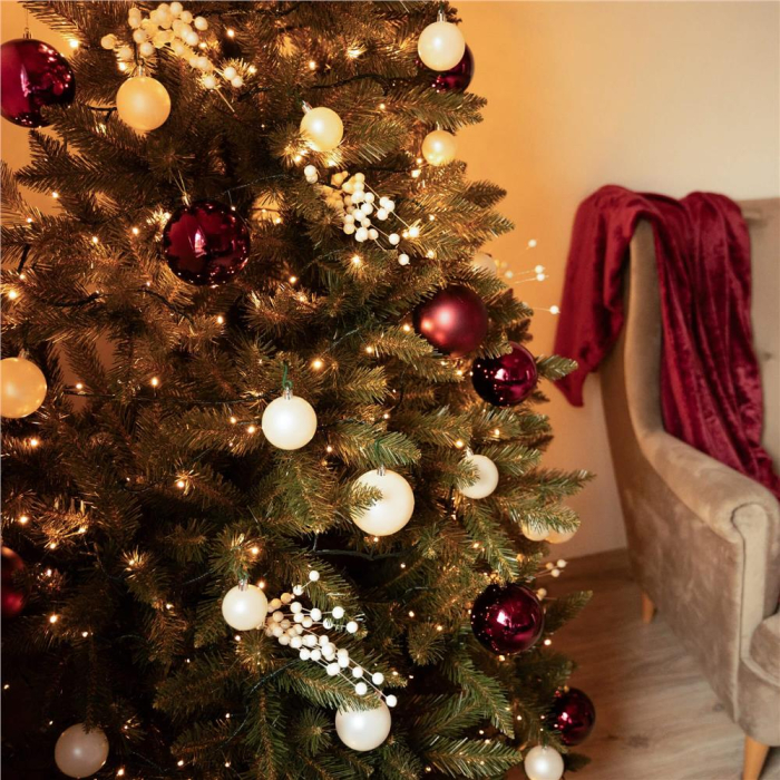 Brad artificial Christmas Deluxe by Sersimo, Caucazian Premium, 2D, 220cm [46]